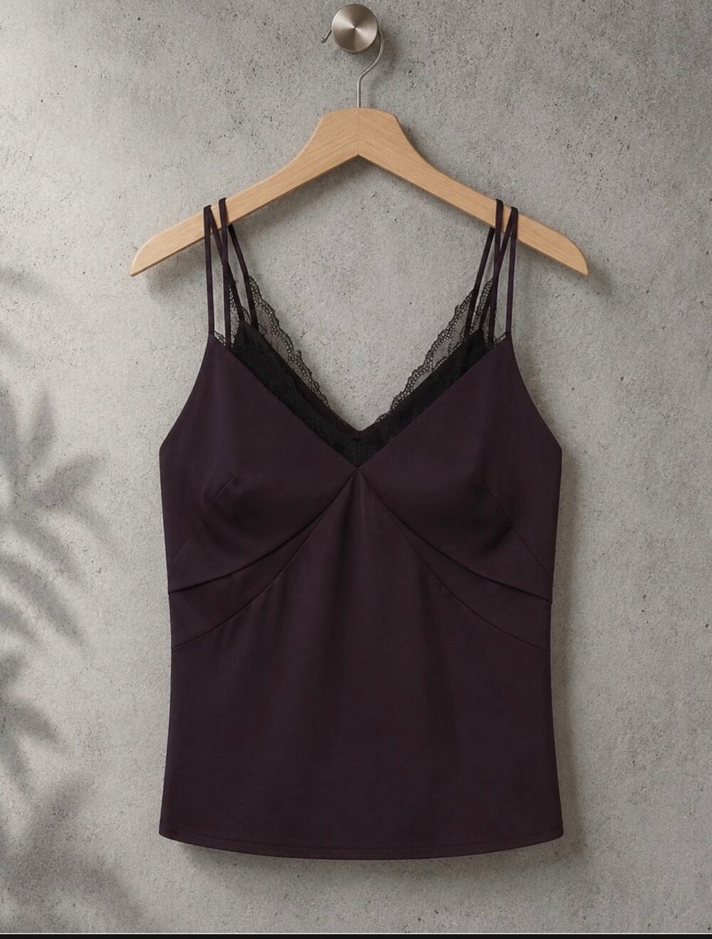 BOSS Hugo Boss Beya Deep Plum Camisole US Size 6 NWT